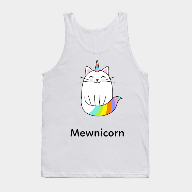 mewnicorn Tank Top by FUNNY LIFE